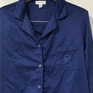 Miss Elaine Midnight Blue Women's Pajama Top